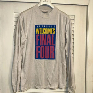 1991 Vintage H.Wolf & Sons made in usa indianapolis welcomes final four L/S LG